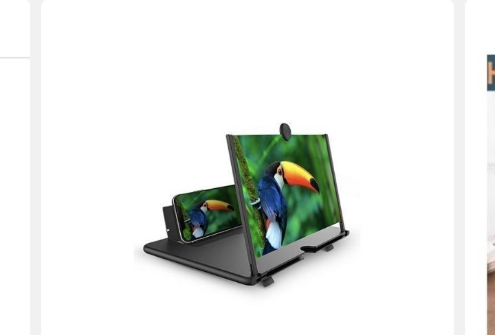 MOBILE PHONE VIDEO AMPLIFIER. 3D ENLARGED SCREEN MAGNIFER